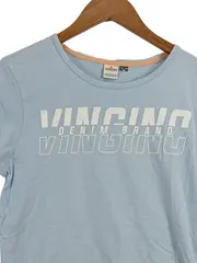 Vorschaubild 2 von Kinder T-Shirt Gr. 176 Blau mit Schriftzug Casual Baumwolle