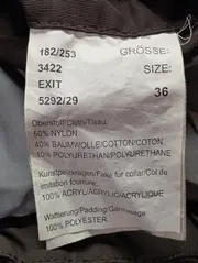 Vorschaubild 3 von Damen Outdoorjacke Gr. 36 Braun Praktisch Gürtel Reißverschluss