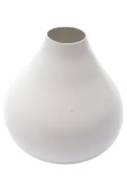 Vorschaubild 1 von Vase Weiß Metall Minimalistisch Modern Skandinavisch Deko