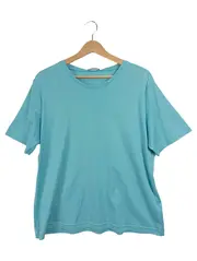 Vorschaubild 1 von Damen T-Shirt Gr. 48 Türkis Feminin Kurzarm