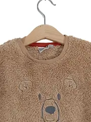Vorschaubild 4 von Kinder Pullover Teddy Beige Gr. 86 Kuschelpullover