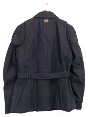 Vorschaubild 2 von Wollmantel Damen Gr. 38/M Schwarz Klassisch Elegant