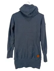 Vorschaubild 2 von Herren Kapuzenpullover Hoodie S/36 Grau Streetwear Vintage