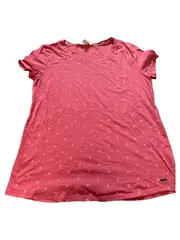 Vorschaubild 2 von Damen T-Shirt Rosa Grafik Kurzarm Baumwolle Gr. 38/M