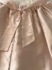 Vorschaubild 4 von Festliches Kleid Mädchen Gr. 110 Weiß Rosa Spitze Schleife Elegant