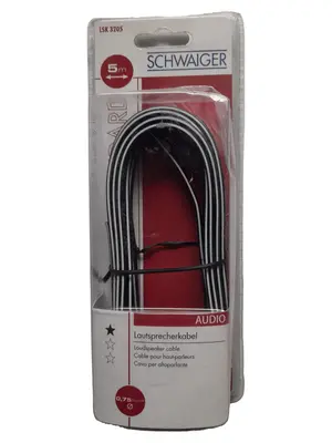 SCHWAIGER Lautsprecher Audiokabel