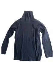 Vorschaubild 2 von Rollkragen Langarmshirt Kinder Gr. 140 Blau Baumwolle