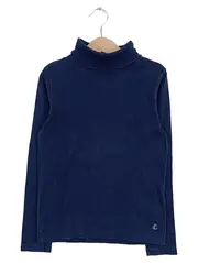 Vorschaubild 1 von Rollkragen Langarmshirt Kinder Gr. 140 Blau Baumwolle