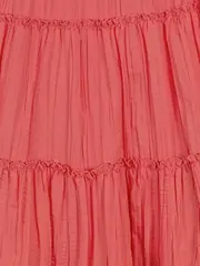 Vorschaubild 4 von Damen Volantrock Pink Gr. S Rüschen Minirock Freizeit
