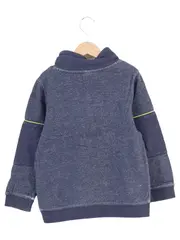 Vorschaubild 2 von Kinder Sweatshirt Gr. 116 Blau Meliert Logo Casual Jungen