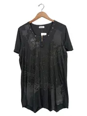 Vorschaubild 1 von Damen T-Shirt Grau Gr. 46-48 Casual Shirt mit Print