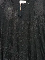 Vorschaubild 2 von Damen T-Shirt Grau Gr. 46-48 Casual Shirt mit Print