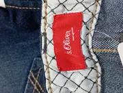 Vorschaubild 3 von Kinder Jeans Slim Fit Gr. 98 Blau Casual Herz Stickerei