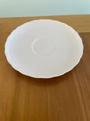 Vorschaubild 2 von Porcelaine Rosé Untertasse Porzellan Weiß 14,5cm
