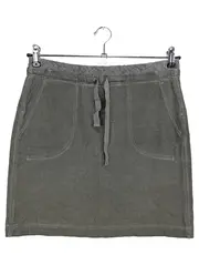 Vorschaubild 1 von Damen Jeansrock Gr. 38;M Grau Casual Baumwolle Minirock