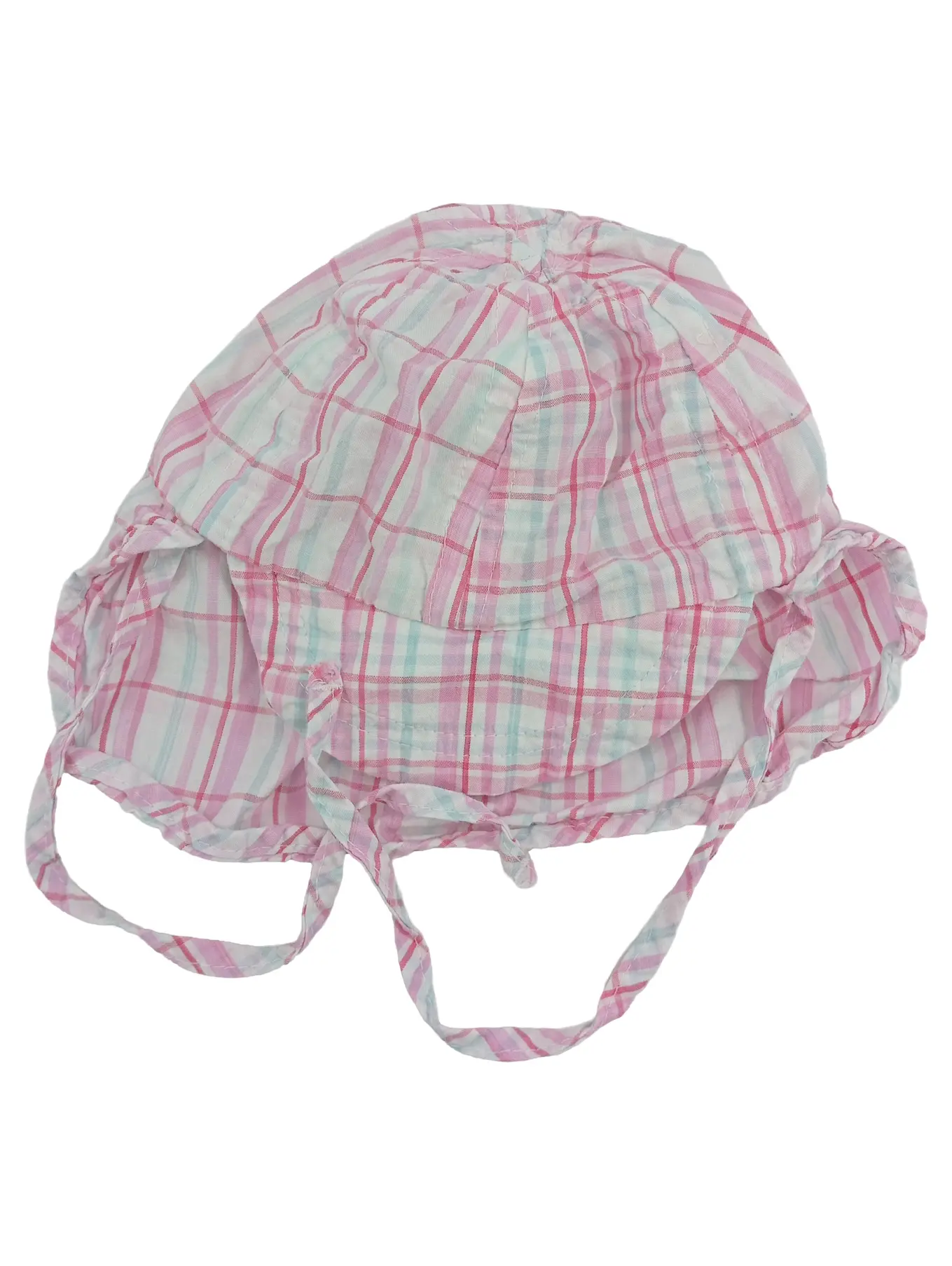 ERGEE Baby Mädchen Schirmmütze kariert Baumwolle Mehrfarbig 43-45cm