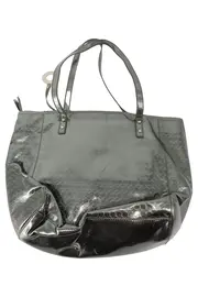 Vorschaubild 2 von Damen Shopper Tasche Grau Kunstleder Elegant Modisch Handtasche