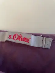 Vorschaubild 3 von Damen Trägertop Top Gr. L Lila Basic Spaghetti