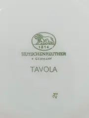 Vorschaubild 2 von TAVOLA Kuchenteller Weiß Porzellan Blumen Ø 16.5 cm Klassisch