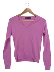 Vorschaubild 1 von Damen Pullover Pink Gr. 36/S Casual Langarm