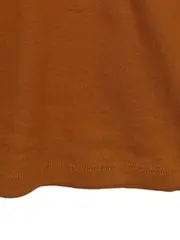 Vorschaubild 4 von Damen T-Shirt Kurzarm Braun Gr. 36/S Baumwolle Raffungen Freizeit