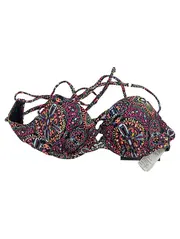 Vorschaubild 2 von Bikini Oberteil Damen Gr. 34A XS Mehrfarbig Paisley