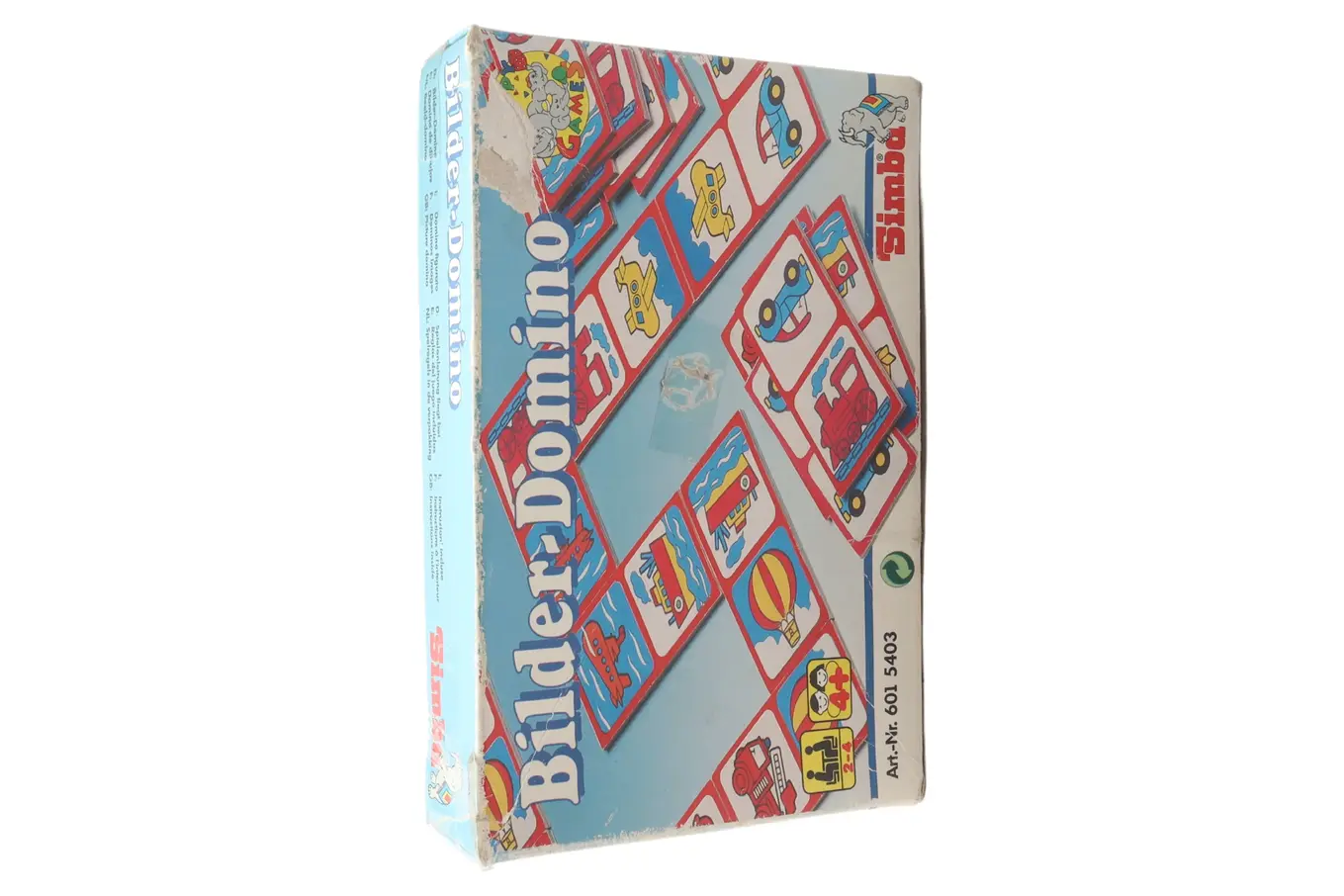 SIMBA TOYS Bilder-Domino Kinder Spielzeug Fahrzeuge Lernspiel ab 4 Jahre