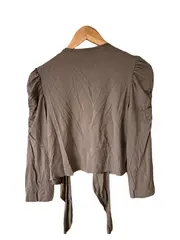 Vorschaubild 2 von Taifun Damen Strickjacke Gr. 36 Braun Viskose Casual