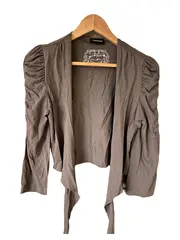 Vorschaubild 1 von Taifun Damen Strickjacke Gr. 36 Braun Viskose Casual