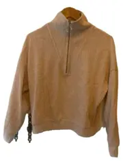 Vorschaubild 1 von Pullover Herren M/38 Beige Rippstrick Half-Zip Casual