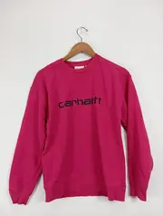 Vorschaubild 2 von Damen Sweatshirt Pink Gr. XS (34) Casual Logo-Print