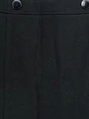 Vorschaubild 3 von Damen Wollrock Midirock Uni Schwarz Gr. 38