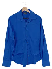 Vorschaubild 1 von Business Hemd Herren Klassisch Blau Langarm Gr. 52 XL