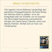 Vorschaubild 3 von Homeland - Die komplette Season 1 DVD Claire Danes Damian Lewis
