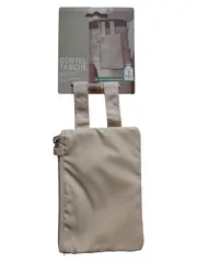 Vorschaubild 1 von Gürteltasche Beige Polyester Bauchtasche Reise Outdoor 17x12cm