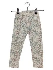 Vorschaubild 1 von Mädchen Leggings Hasen Blumenmuster Gr. 98 Beige