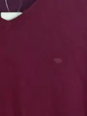 Vorschaubild 5 von Herren Langarmshirt Rot Gr. 56/3XL Baumwolle Logo Casual