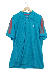 Vorschaubild 1 von Herren Poloshirt Climacite Türkis Gr. XL Sportshirt Tennis