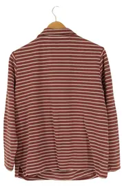 Vorschaubild 2 von Damen Pullover Gr. 40/L Rot Gestreift Casual Langarm