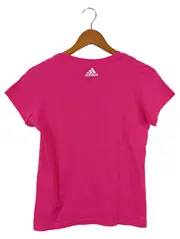 Vorschaubild 2 von Damen T-Shirt Rosa Gr. 34/S Sportlich Casual Logo-Print Baumwolle