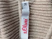 Vorschaubild 3 von Damen Pullover Gr. 38/M Beige Rippstrick 3/4-Arm Casual