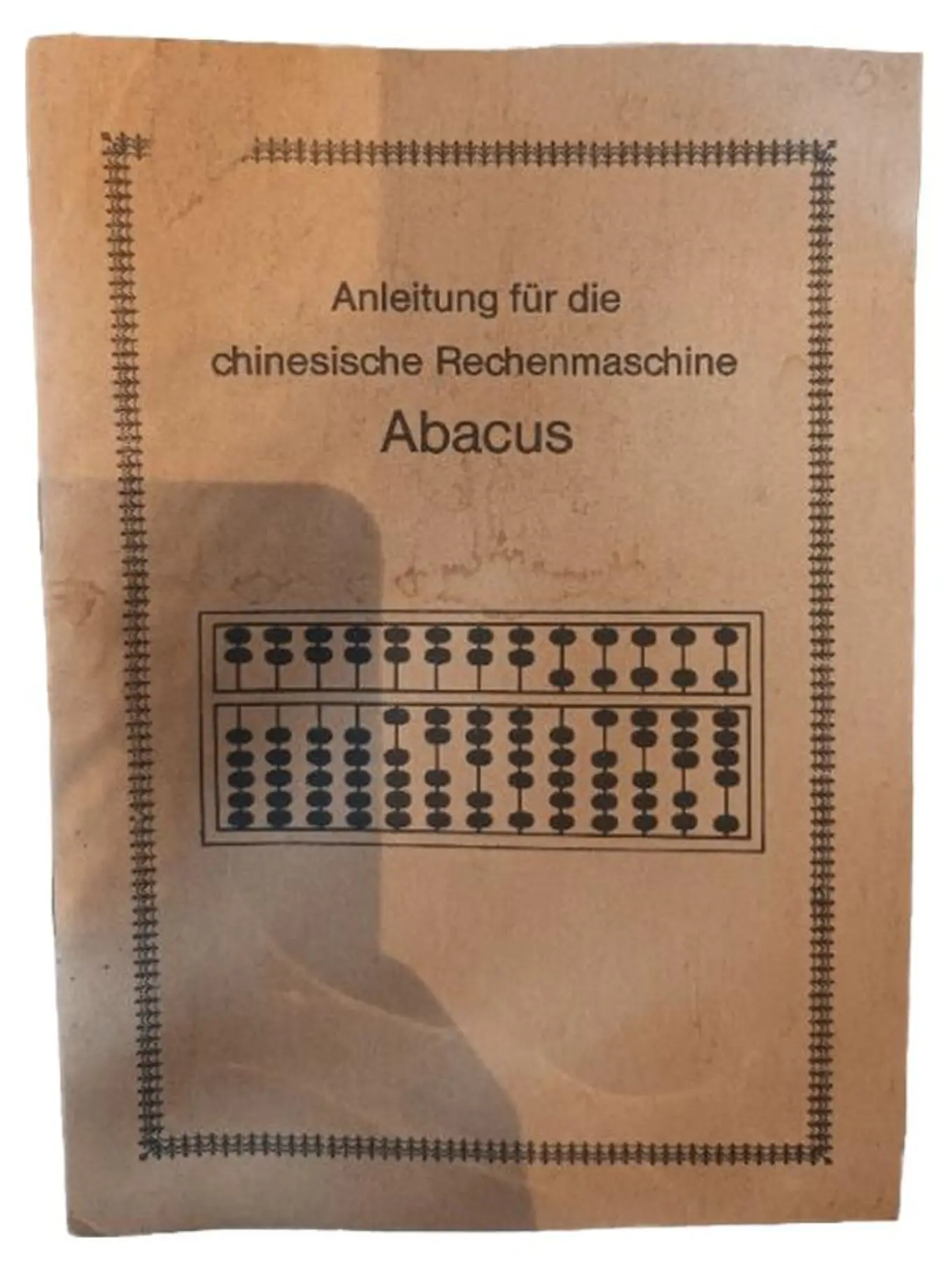 Fachbuch Mathematik Anleitung chinesische Rechenmaschine Abacus Taschenbuch