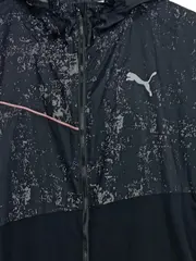 Vorschaubild 3 von Herren Trainingsjacke Sport Kapuze Reißverschluss Schwarz M 48