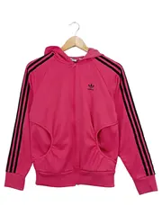 Vorschaubild 1 von Damen Trainingsjacke Kapuzenjacke Gr. 36/S Pink Sport Freizeit