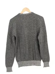 Vorschaubild 2 von Damen Pullover Gr. 38/M Grau Casual Strick Meliert