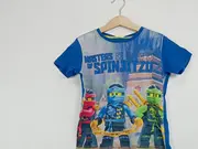Vorschaubild 2 von Ninjago T-Shirt Kinder Jungen Gr. 110 Blau Masters of Spinjitzu