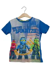 Vorschaubild 1 von Ninjago T-Shirt Kinder Jungen Gr. 110 Blau Masters of Spinjitzu