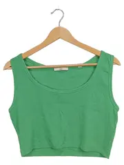 Vorschaubild 1 von EDC Damen Pullunder Rippstrick Grün Gr. 42/XL Casual