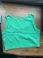 Vorschaubild 2 von EDC Damen Pullunder Rippstrick Grün Gr. 42/XL Casual