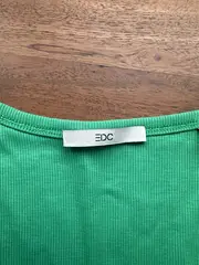 Vorschaubild 3 von EDC Damen Pullunder Rippstrick Grün Gr. 42/XL Casual